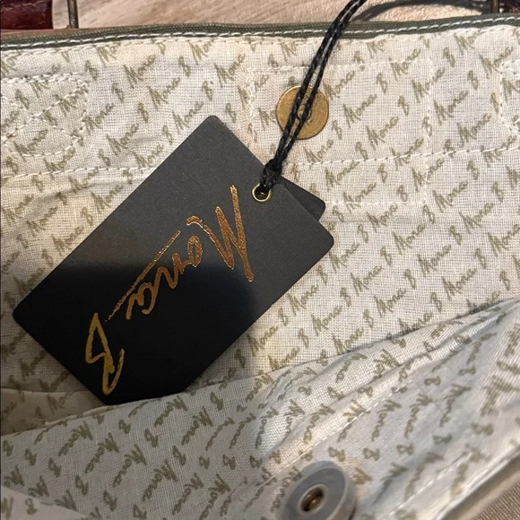 Mona B Multicolor Canvas Tote Bag NWT - Picture 3 of 5